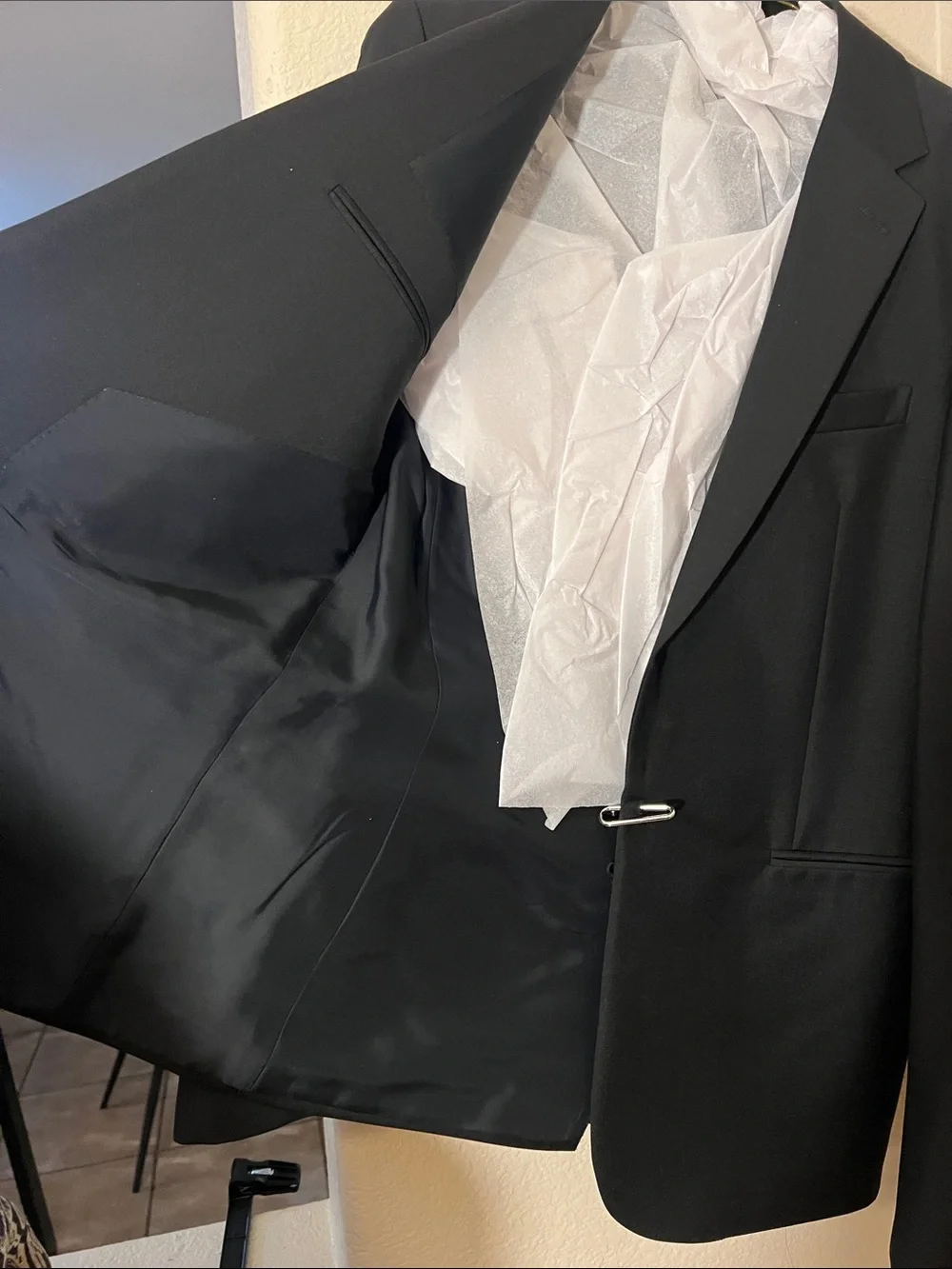 Balenciaga Black Single-Button Tailored Blazer